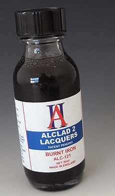Alclad II 121 Burnt Iron Lacquer Paint - 1 oz. Bottle