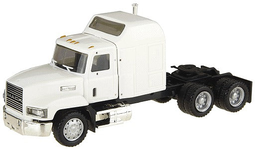 Herpa 25263 HO Mack CH 613 Conventional with Sleeper & Dual Rear Axle - White