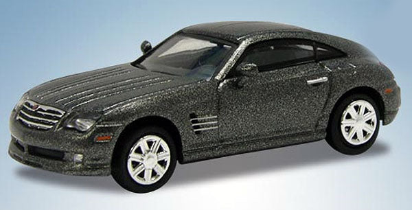 Ricko 38365 1:87 Scale Graphite Chrysler Crossfire Coupe W/Display Case