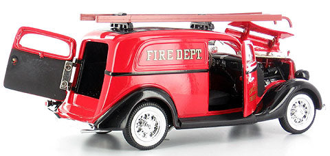 Uniques 18517 1:24 Chicago Fire Department - 1935 Ford Sedan Delivery Truck