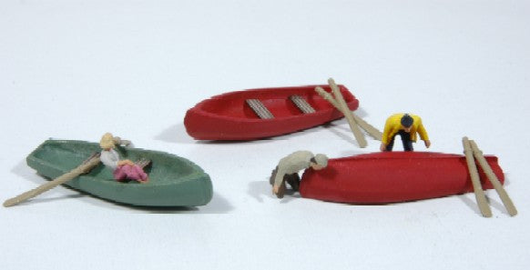 JL Innovative Design 492 HO Rowboats (3) & Oars (6)