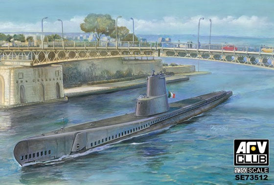 AFV Club SE73512 1:350 USN Guppy IB Class Submarine Ship Kit