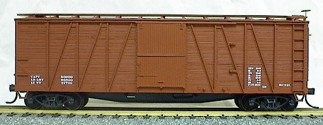 Accurail 4399 40' wd bx mtl end Data ox