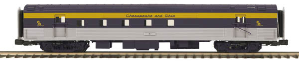 MTH 20-68226 O Gauge Chesapeake & Ohio 70' Ribbed RPO Passenger Car #51 LN/Box