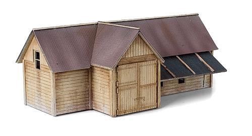 Micro-Trains 49990963 N Civil War Era Barn Laser Cut Kit