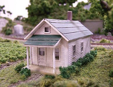 Blair Line 079 N Shotgun House Laser-Cut Building Kit