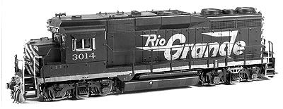 Details West 281 HO Scale D&RGW Detail Set For Proto 2000 GP30