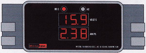 DCC Specialties RAMPMETER3 Digital Meter for DCC, DC & AC Volts & Amps Ver. III