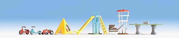 Noch 14814 HO Playground Accessories