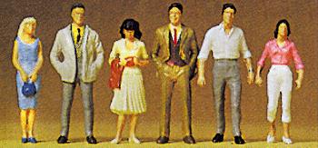 Preiser 72400 1:72 Standing Passers-by Figures (Set of 6)