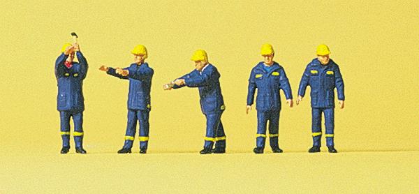 Preiser 79180 N THW Emergency Workers Figures (Set of 5)