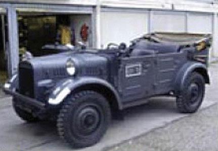 Trident Miniatures 87095 HO Former German Army WWII Kfz. 2 Light Truck Kit
