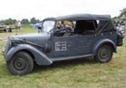 Trident Miniatures 87096 HO Former German Army WWII Kfz. 2/40 Light Truck Kit