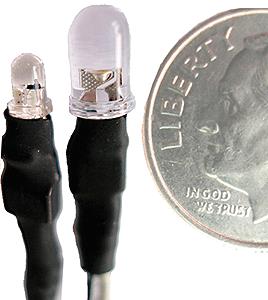 Evans Designs UP3 Pico Chip LED w/8 20.3cm Magnet Wire Leads Red