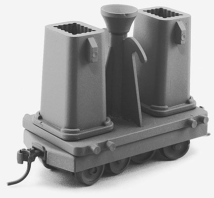 State Tool & Die 736 HO Small Bottom-Pour Ingot Car with Molds (Pack of 2)