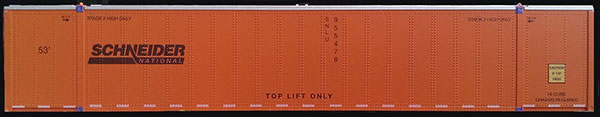 Con-Cor 0004-053024 N Schneider National Monon 53' Container (Pack of 2)