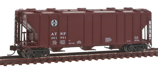 BLMA Models 11083 N Scale Santa Fe PS-2CD 4000 Cubic Foot Covered Hopper #301701