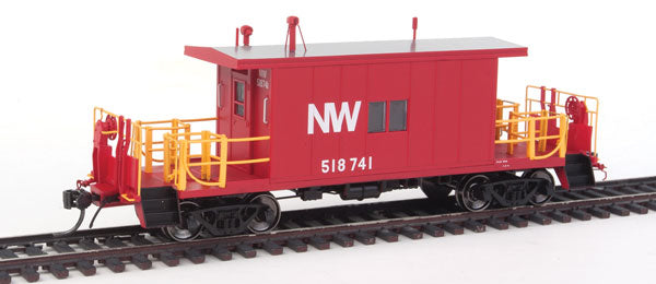 Bluford Shops 33011 HO Scale N&W Steel Transfer Caboose w/Long Roof #518741