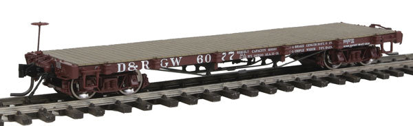 Blackstone Models 340315 HO Denver & Rio Grande Western 6000 Series 30' Flatcar
