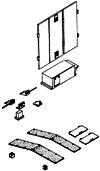 Details West 272 HO Brass Etch Engine Doors & Capacitor Starter Box for Post GE