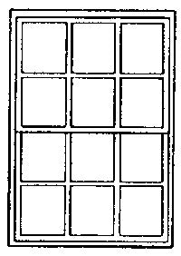Grandt Line 3704 O 36" x 56" 12-Pane Double-Hung Windows (Pack of 4)