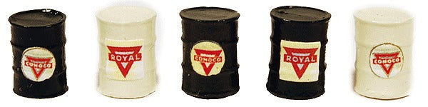 JL Innovative Design 569 HO Conoco Custom Oil Barrel 2-Ivory/3-Green (Pack of 5)