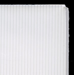 JTT Scenery Products 97401 N Textured Styrene Plastic Sheet of Corrugated Metal