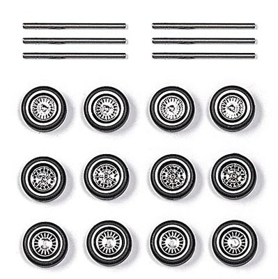 Busch 49959 Noble Spoke Rim Set 4 Each of 3 Styles