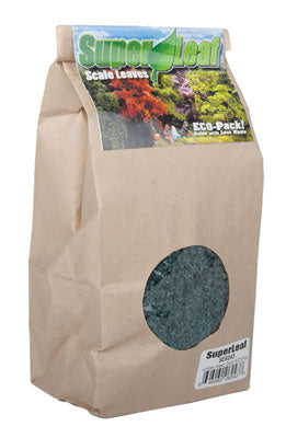 Scenic Express 653-6243 Juniper Green SuperLeaf Flake - 24 oz. Eco-Pak