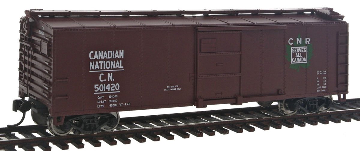 Walthers 910-2402 HO Scale Canadian National 40' Steel Box Car LN/Box