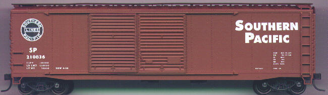 Accurail 5206 HO Southern Pacific 50' DD Boxcar #210836 Kit