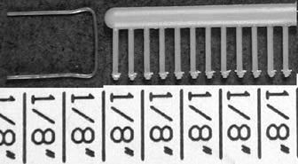 Detail Associates 6217 HO 18" Curved Tank/Freight Car Grab Irons (Pack of 12)