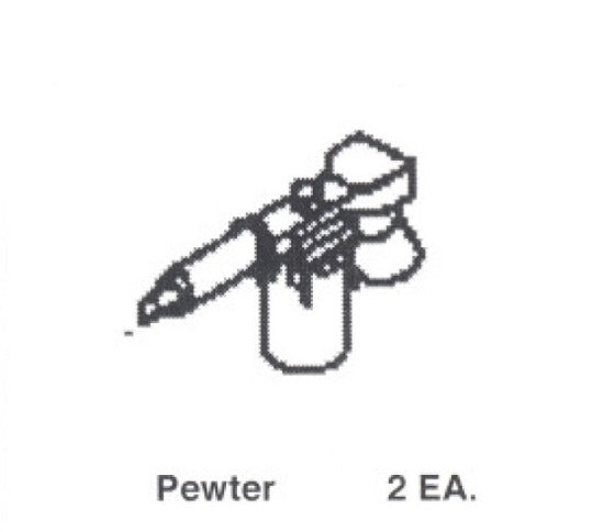 Details West 235-245 HO Scale Brake Vent Regulator Valve (Pack of 2)