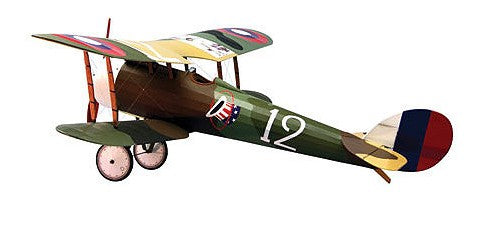 Dumas 1819 35" Wingspan Nieuport 28 WWI BiPlane Wooden Aircraft Kit