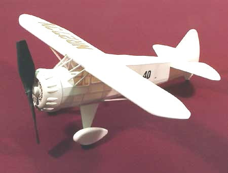 Dumas 201 17-1/2" Wingspan Mr. Mulligan Rubber Pwd Aircraft Kit