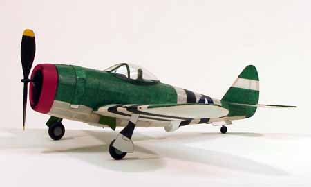 Dumas 217 17-1/2" Wingspan P-47 Thunderbolt Rubber Pwd Aircraft Kit