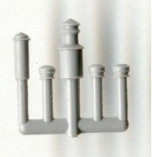 Grandt Line 5043 HO Passenger Car Roof Detail (Pack of 4)