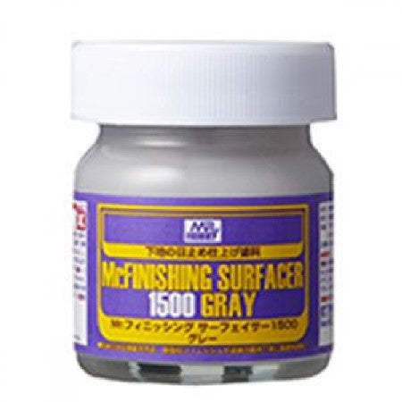 Gunze SF289 Mr. Finishing Surfacer 1500 Grey 40ml Bottles