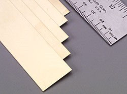 K&S 8242 .032" x 1" x 12" Brass Strip