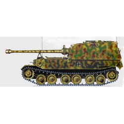 Easy Models 36227 1:72 Assembled 1944 Poland Elefant Panzerjager Tank