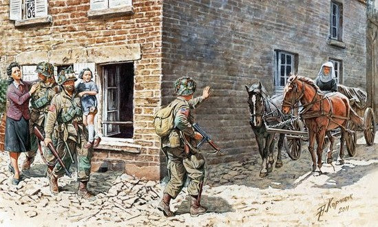 Master Box Models 3578 1:35 US Soldiers & Civilians France