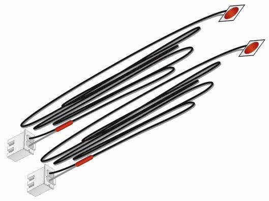 Woodland Scenics JP5740 Just Plug Warm White LED Stick-On Lights (Pack of 2)