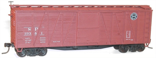 Accurail 43011 HO Scale Southern Pacific 40' O.B. Boxcar 8-Panel Road #: 19341