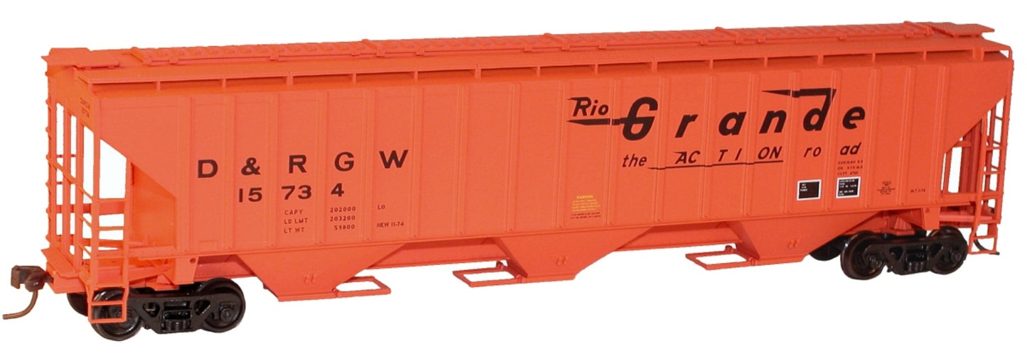 Accurail 6504 HO Scale Denver and Rio Grand Western P-S 4750 Grain Hopper