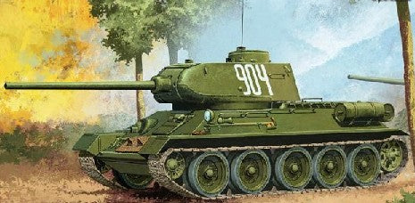 Academy 13290 1:35 T34/85 "No.112 Factory Production " Military Tank Model Kit