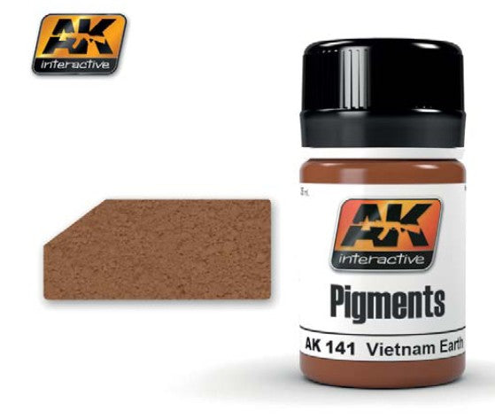 AK Interactive 141 Vietnam Earth Pigment 35ml Bottle