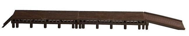 AM Models 119 HO Long Loading Dock Plastic Building Kit