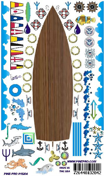 Pine-Pro 10204 Sailboat Decals