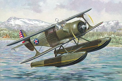 Roden Models 448 1:48 Beechcraft SD17S Staggerwing Floatplane Military Plane Kit