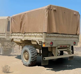 Trumpeter 01010 1:35 M1082 Light Medium Tactical Trailer Military Vehicle Kit